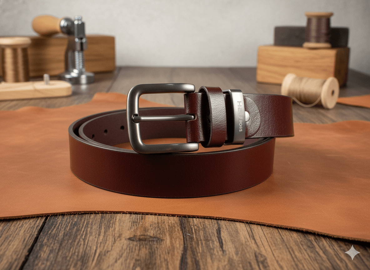 Casual Belt 40mm (Burgundy)
