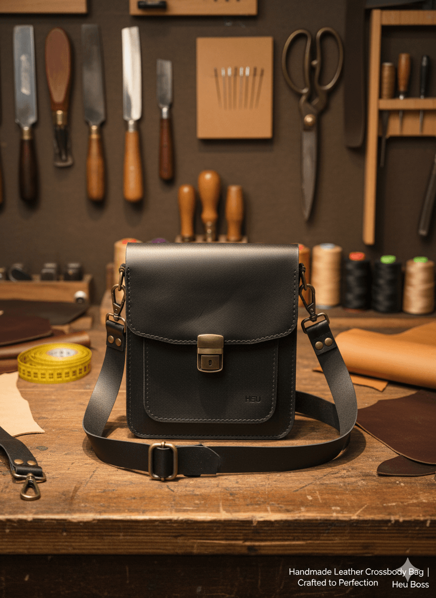 Premium Cross Body Bag (Black)